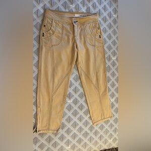 Y2k vintage DKNY Jeans cropped in Beige size 4